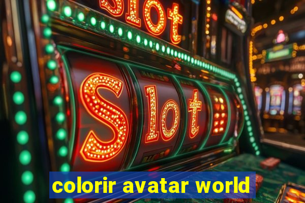 colorir avatar world