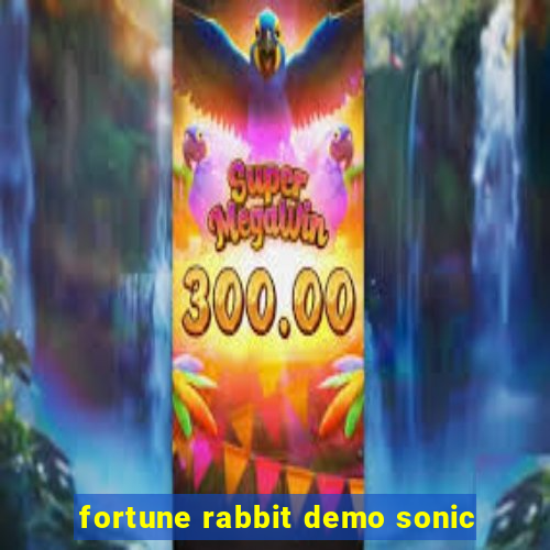 fortune rabbit demo sonic