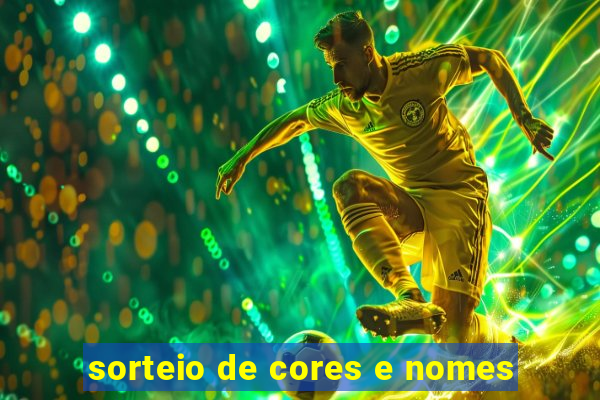 sorteio de cores e nomes