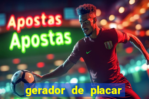 gerador de placar de futebol