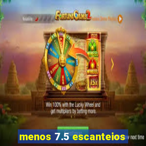 menos 7.5 escanteios