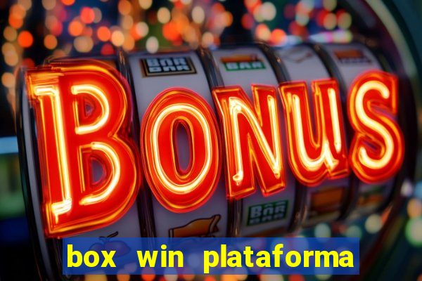 box win plataforma de jogos