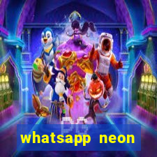 whatsapp neon consiga mais