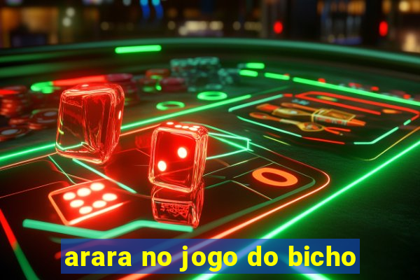 arara no jogo do bicho