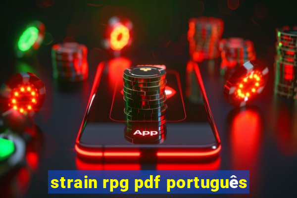 strain rpg pdf português