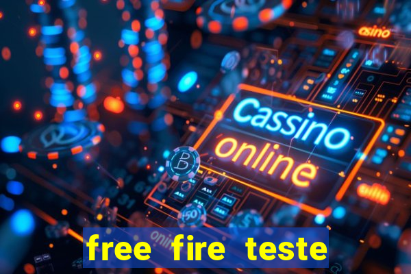 free fire teste grátis jogar agora